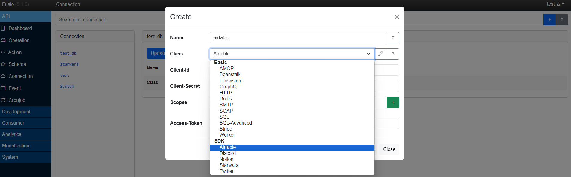 Connection SDK